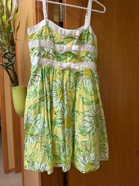 Lilly Pulitzer Cheri Dress - Limoncello Sunbelievable - Size 6